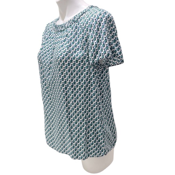 Boden Sz Us 8 Carey‎ Blouse Silk Blend Multicolor Geometric
Round Neck - Picture 2 of 8